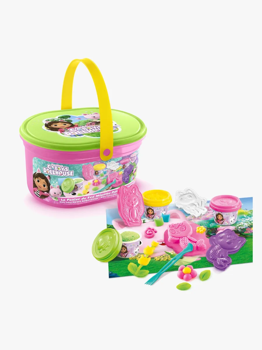 Gabby's Dollhouse Kitty Fairy Garden Bucket Pysselset