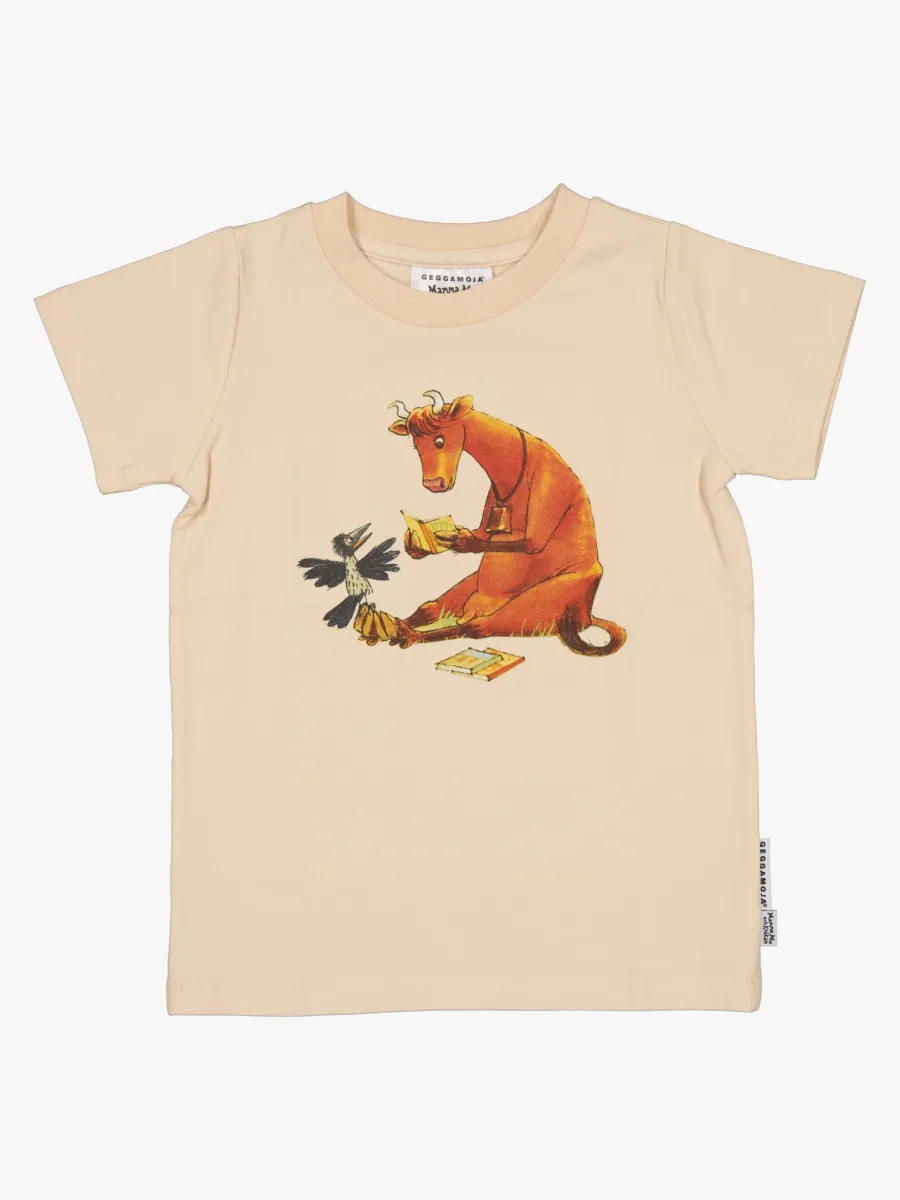 Geggamoja T-shirt Mamma Mu, Beige, 110-116