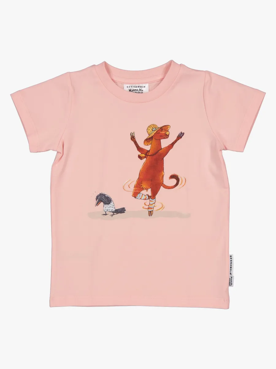 Geggamoja T-shirt Mamma Mu, Rosa, 110-116