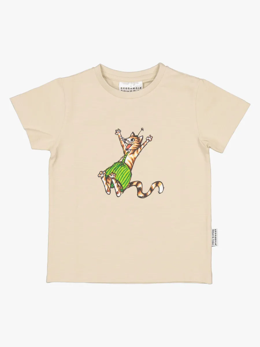 Geggamoja T-shirt Pettson &  Findus, Beige, 86-92