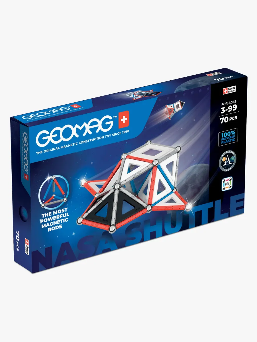 Geomag Classic Panels NASA Shuttle Byggsats 70 Delar