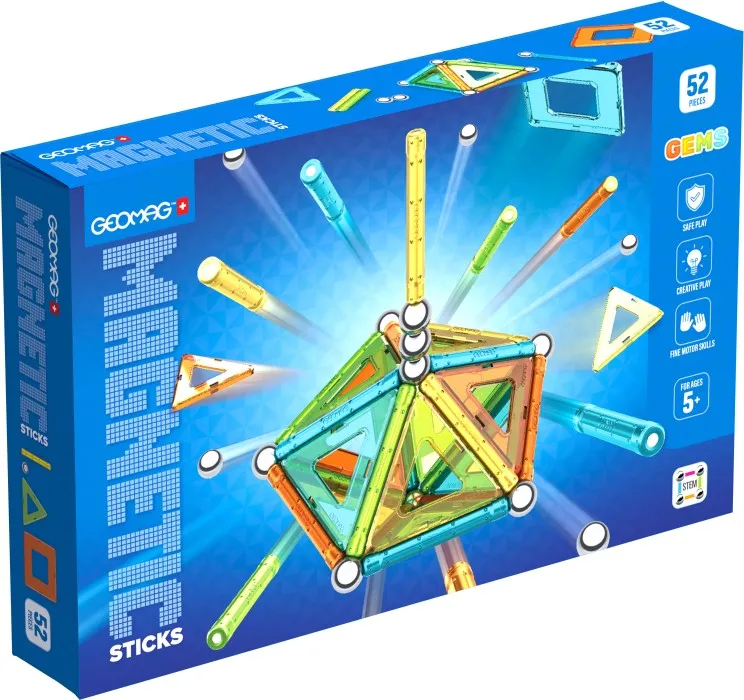 Geomag Gems Magnetiskt Byggset 52-delar