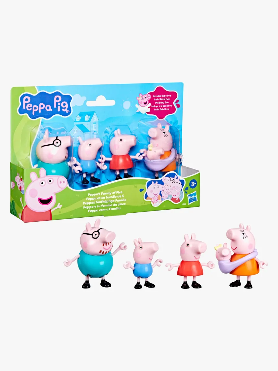 Greta Gris Figurset Familj 5-Pack