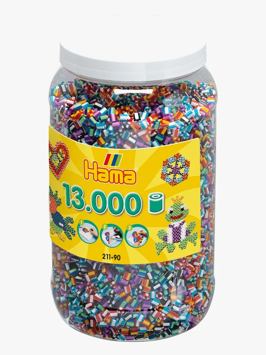 Hama Midi Pärlor Randiga 13000 pcs Mix 90