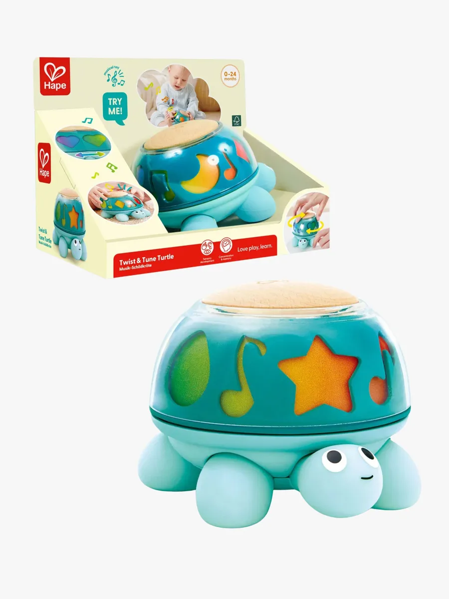 Hape Twist &  Tune Aktivitetsleksak Sköldpadda