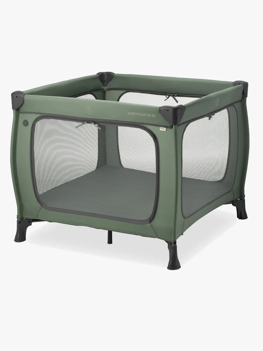 Hauck Sleep N Play SQ Set Resesäng, Dark Green