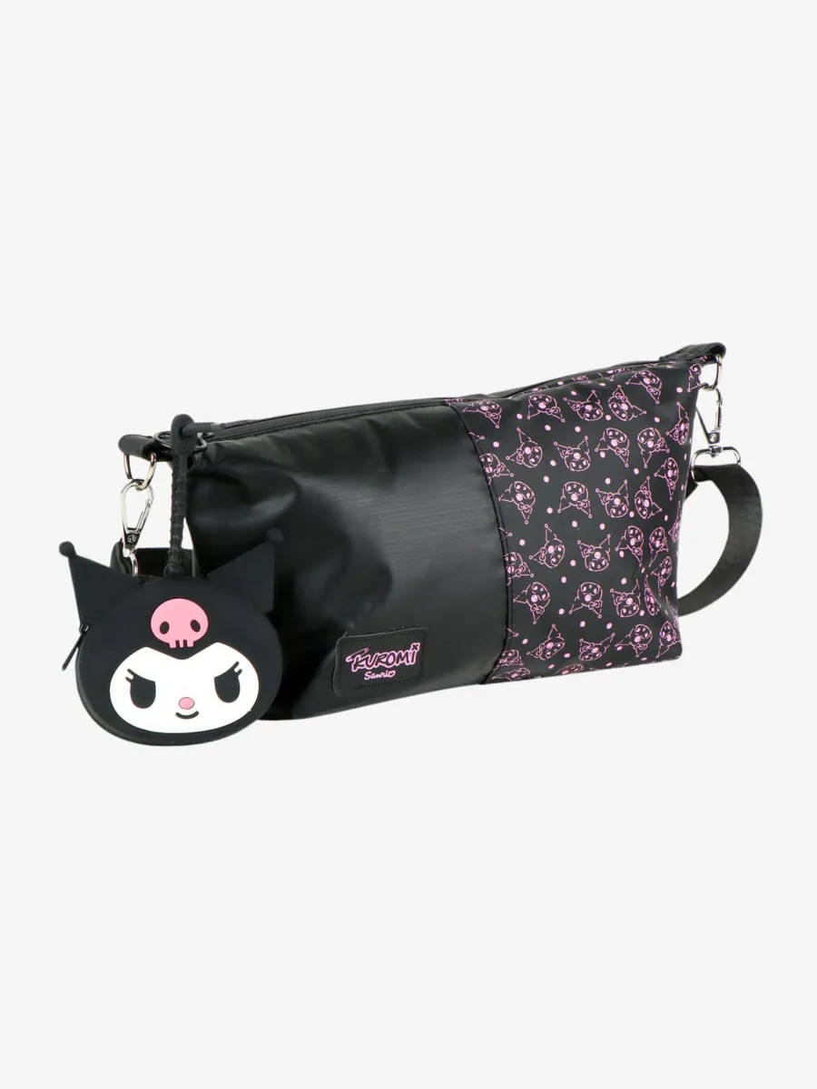 Hello Kitty Kuromi Axelremsväska, Svart