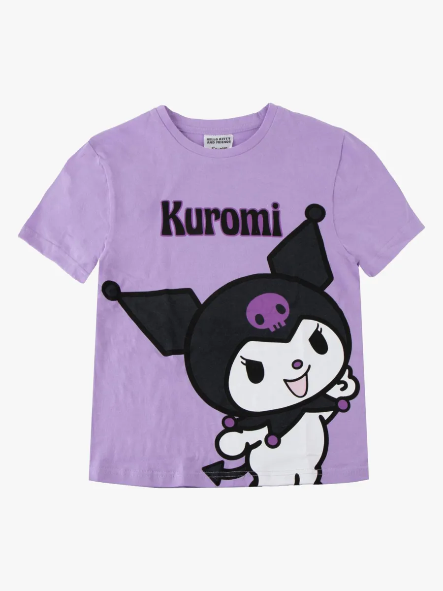 Hello Kitty Kuromi T-shirt, Lila, 140-146