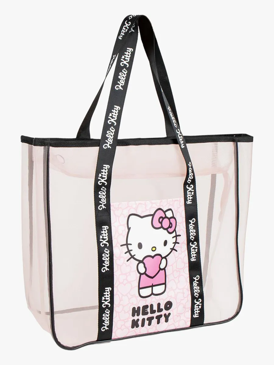 Hello Kitty Premium Strandväska, Rosa