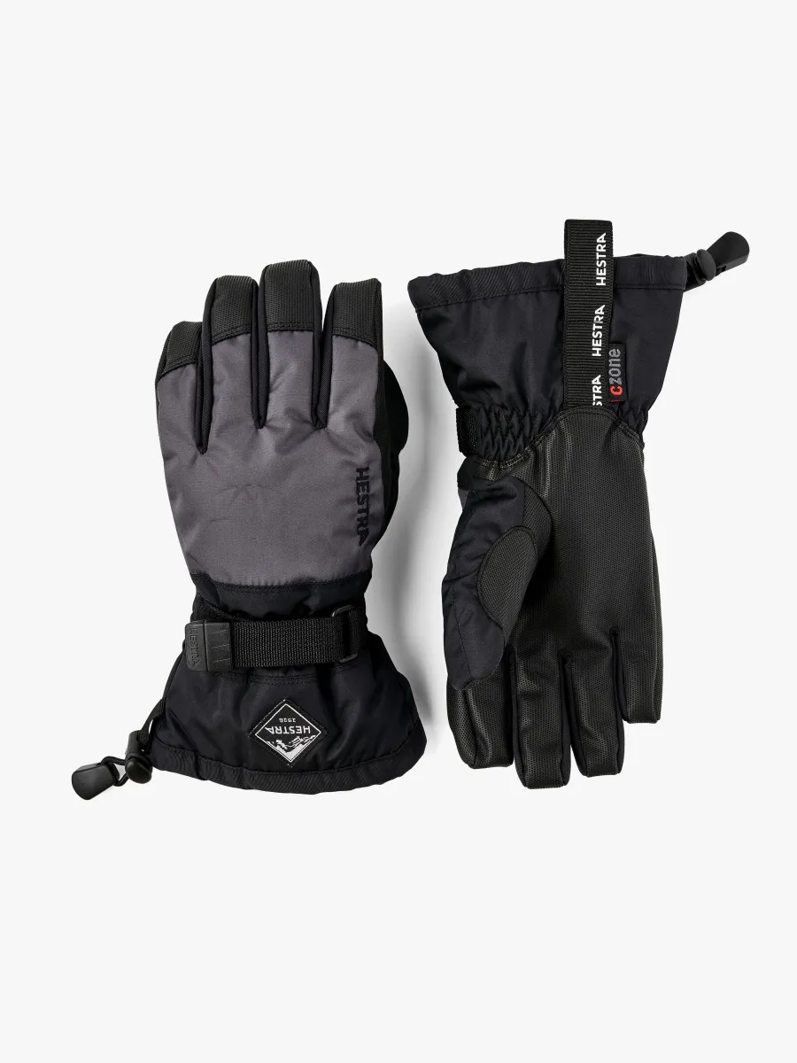 Hestra Gauntlet CZone JR Vantar, Graphite/Black, 7