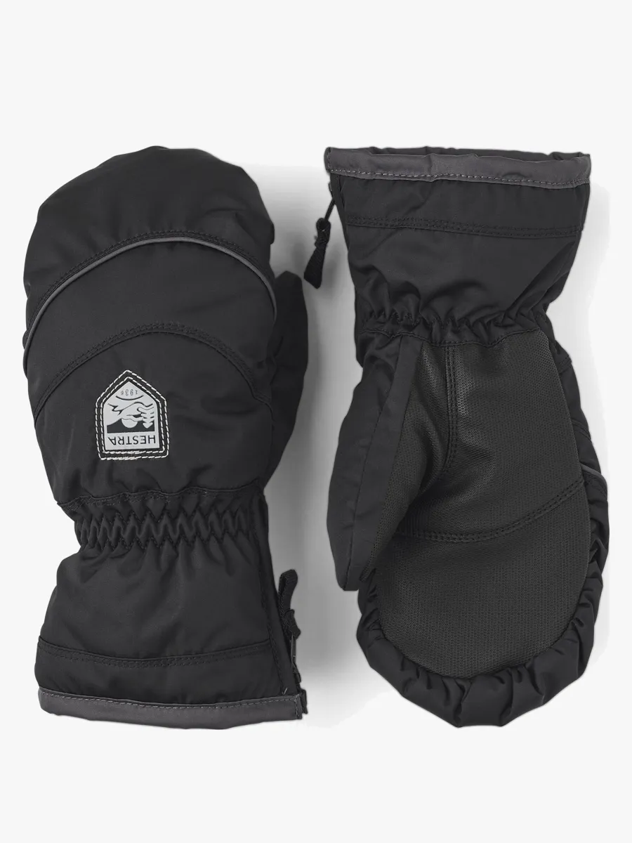 Hestra Sarri Zip JR Vantar, Black/Grafit, 5