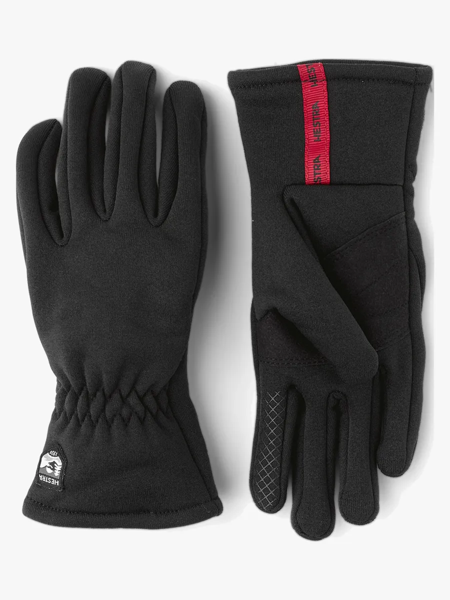Hestra Touch Point Fleece Liner JR Handskar, Svart, 5