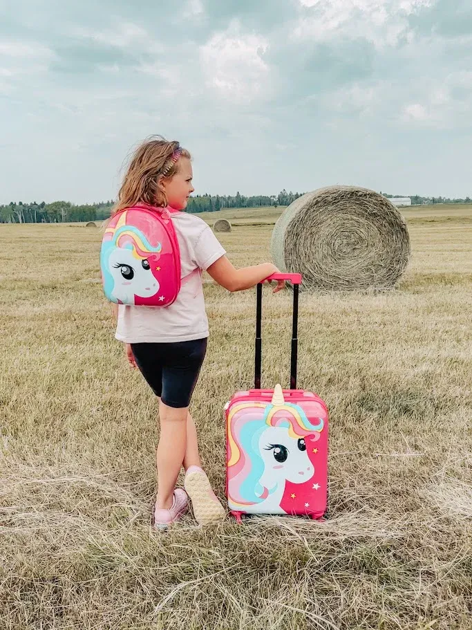 Heys Super Tots Set Resväska &  Ryggsäck, Unicorn