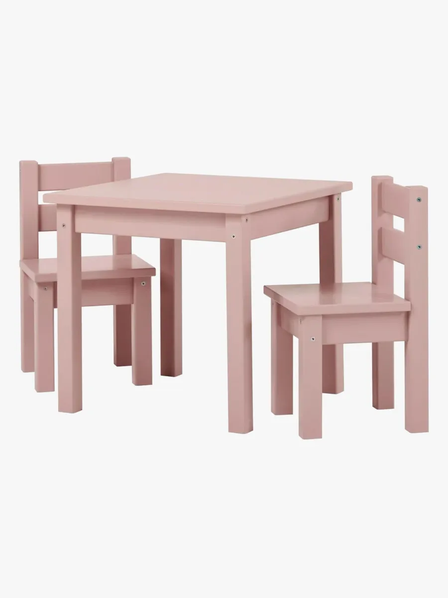 Hoppekids Bord Och Stolar Mads, Pale Mauve