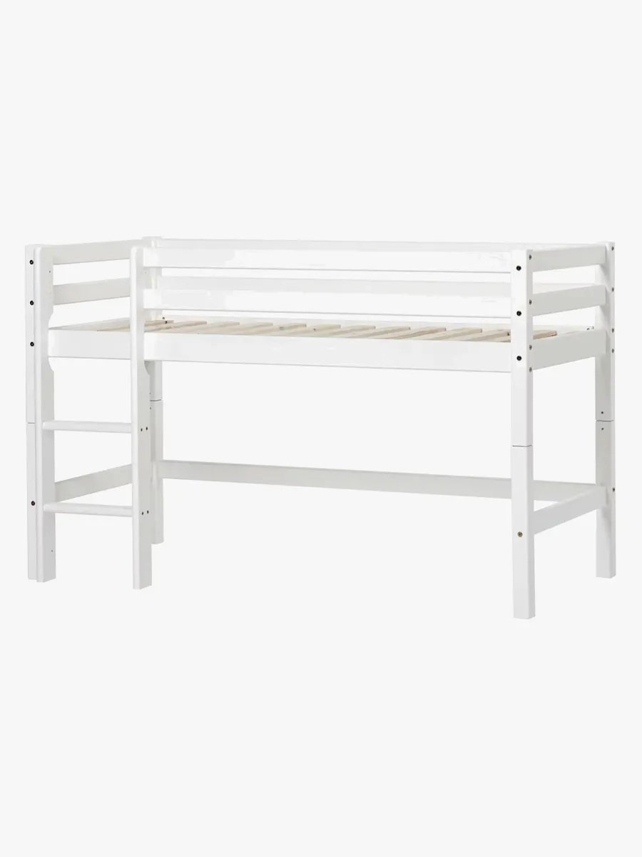 Hoppekids ECO Dream Halvhög Loftsäng 170x60, Vit, Barnsäng, Juniorsäng