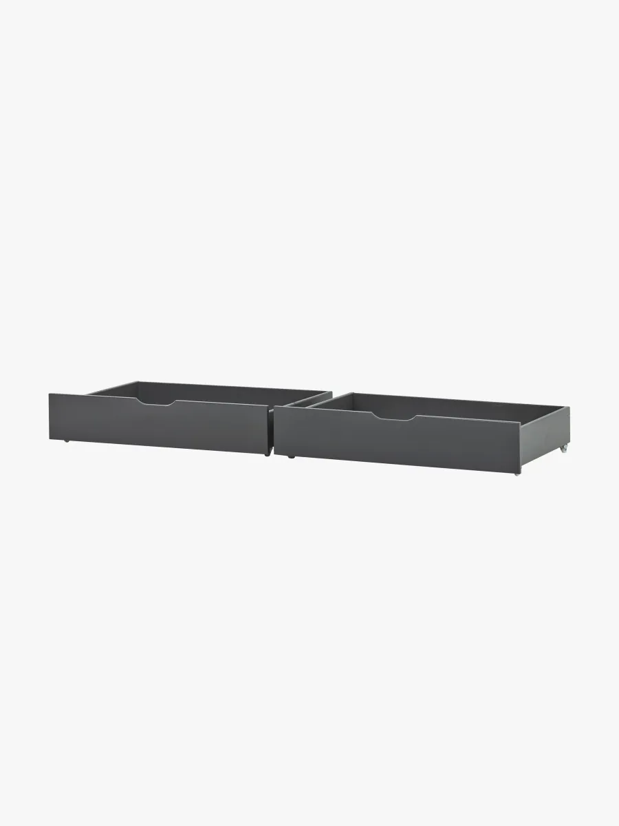 Hoppekids Sänglåda 2 pack, Smoked Pearl