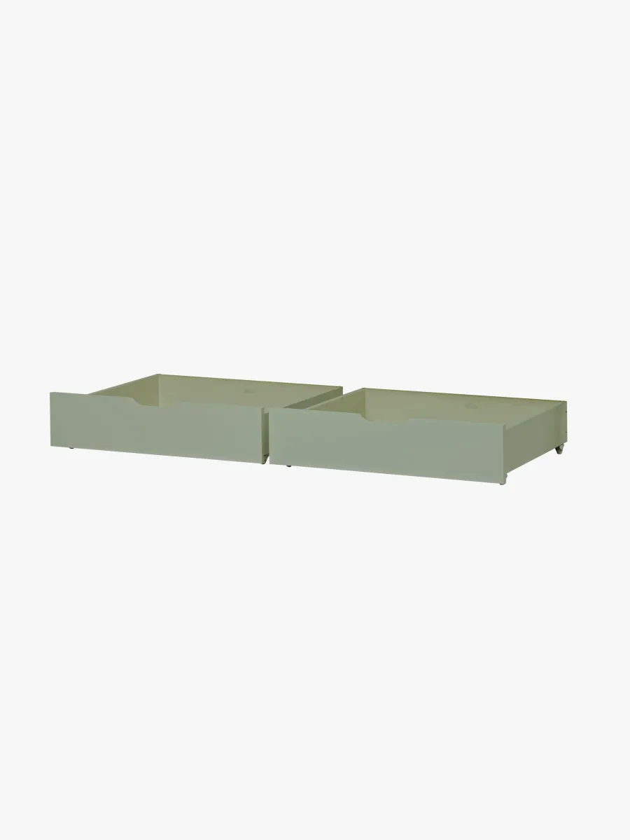 Hoppekids Sänglåda IDA-MARIE 2-pack, Pale Green