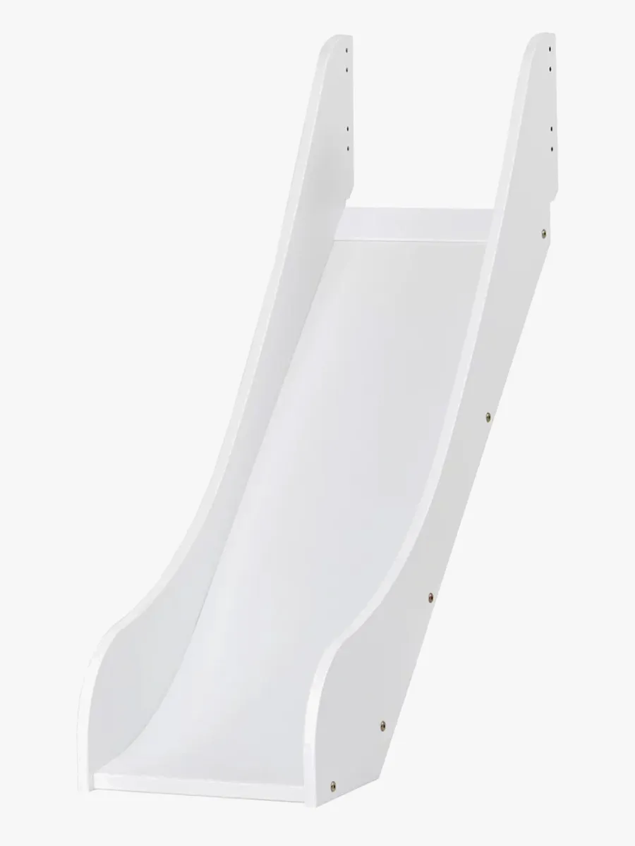 Hoppekids Slide To BASIC Half-height bed, White, Barnsäng, Juniorsäng