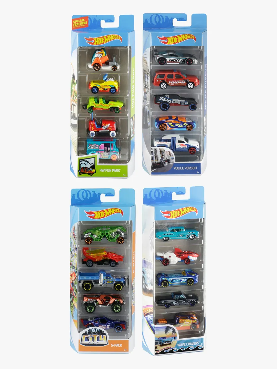 Hot Wheels Bilar 5-Pack Blandad