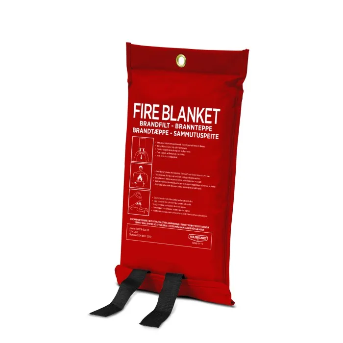 Housegard Brandfilt med silikonbeläggning 120x180 cm (Röd)