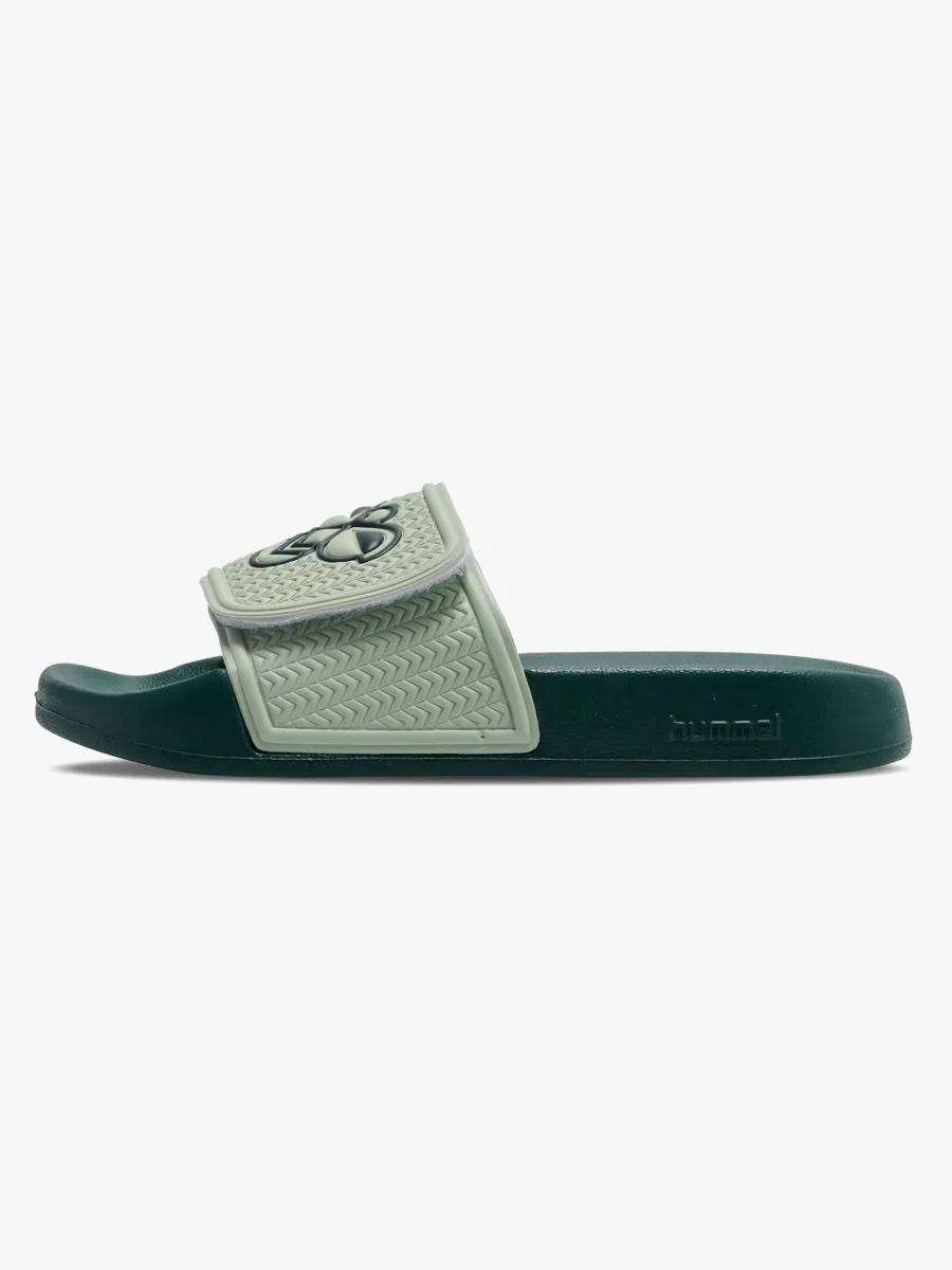 Hummel Pool Slide Jr Tofflor, June Bug, 29