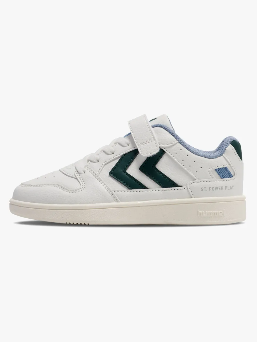 Hummel St Power Play Jr Sneakers, White/Green, 29