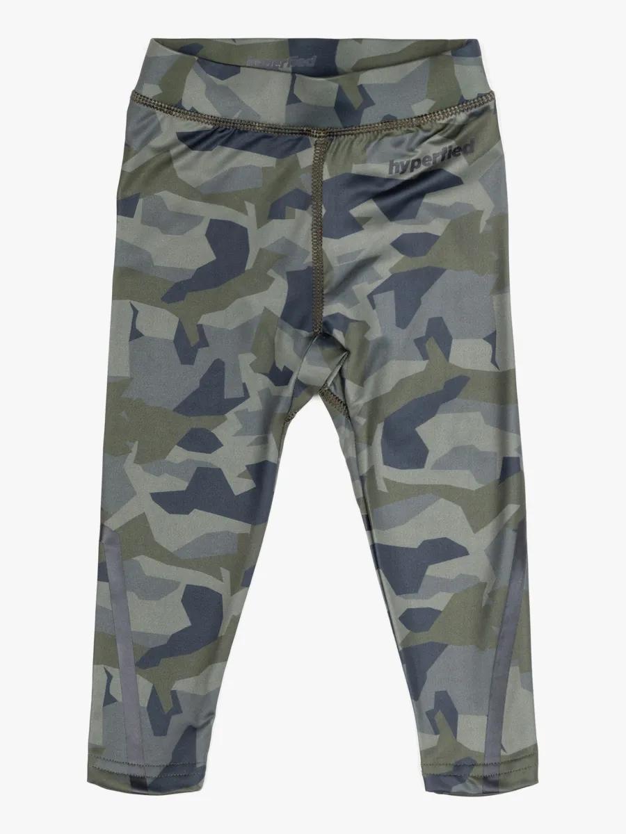 Hyperfied Running Tights, Camo 146-152