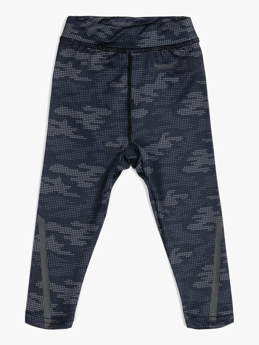 Hyperfied Running Tights, Grey Camo 158-164