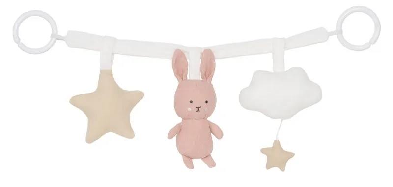 Jabadabado barnvagnshänge bunny, rosa