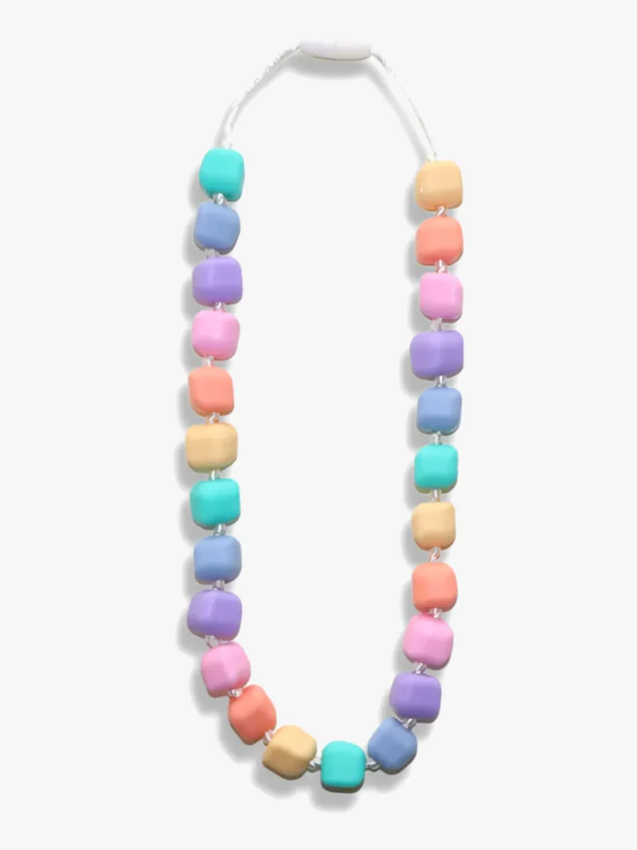 Jellystone Designs Prinsessan Och Ärtan Tugghalsband Medium Regnbåge, Pastell