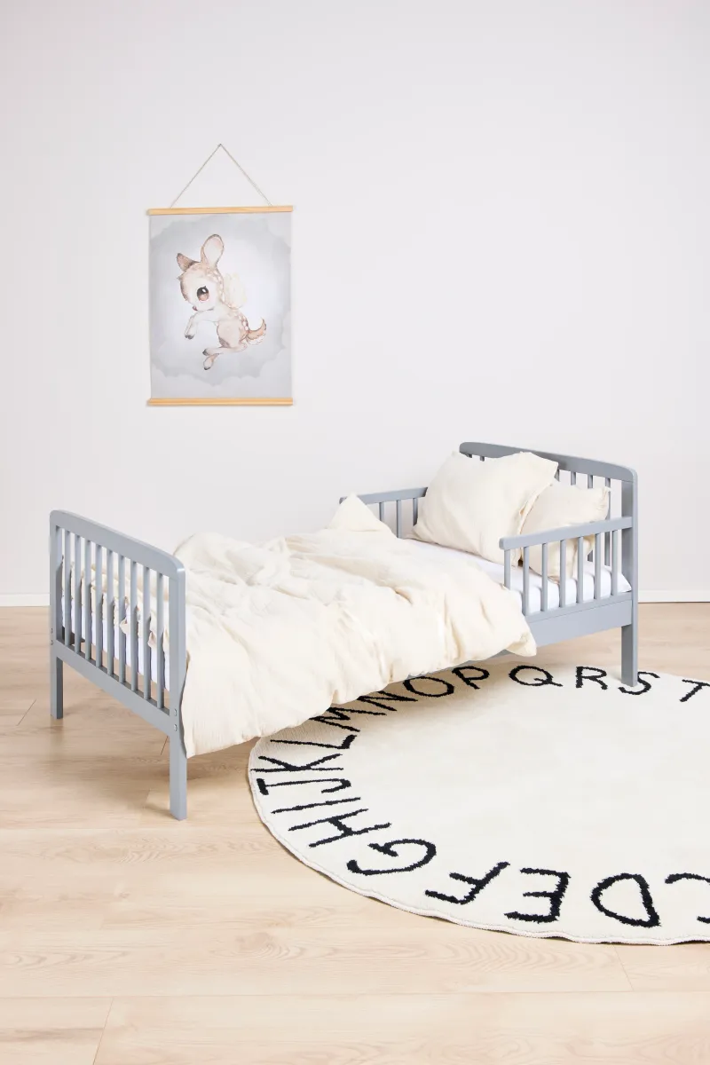 JLY HEAVEN Juniorsäng MEYA 70x140, Mörkgrå