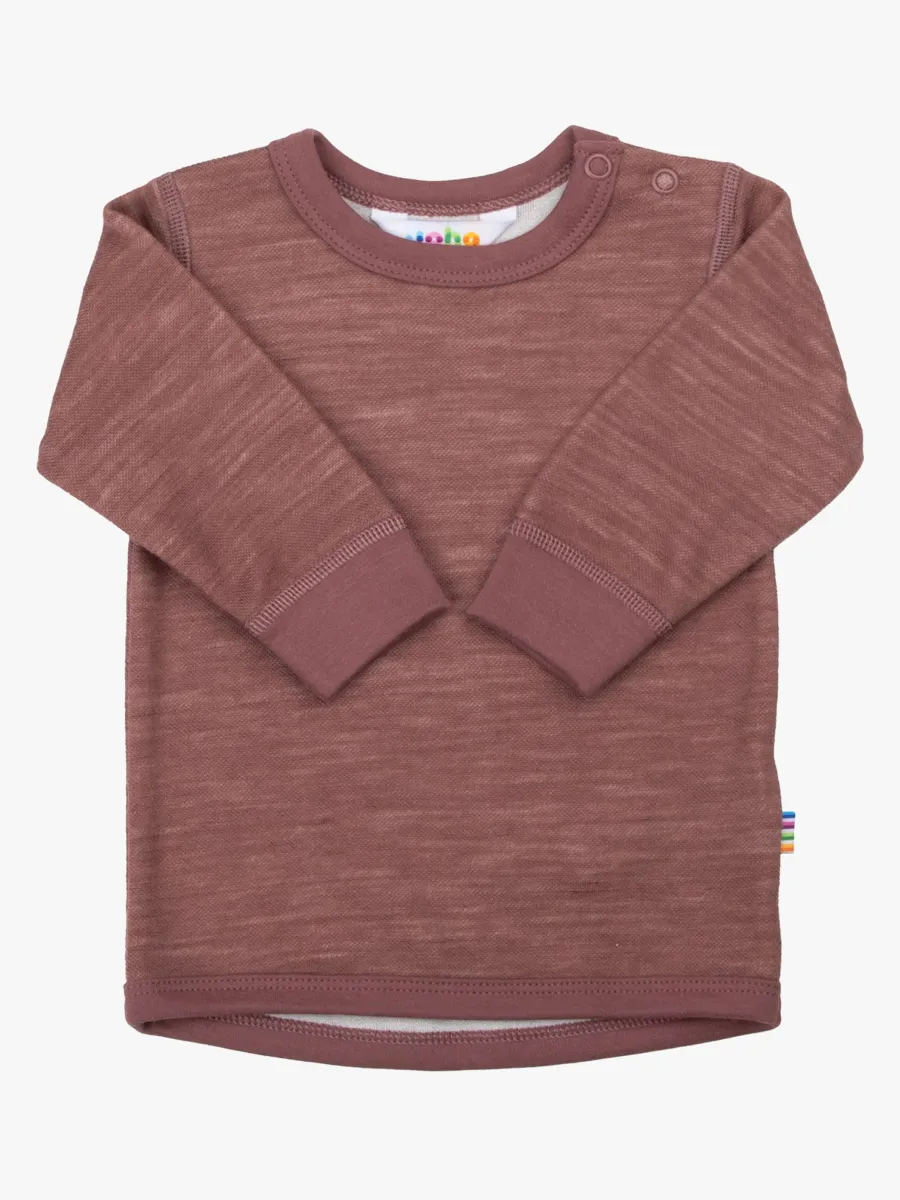 Joha Tröja Merinomix, Dark Rose, 90