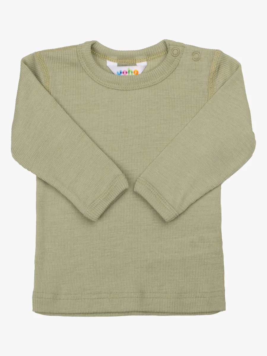 Joha Tröja Merinoull, Green, 70