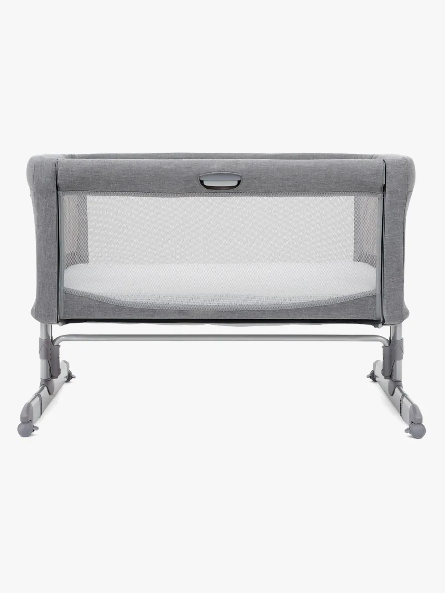 Joie Roomie Bedside Crib, Gray Flannel