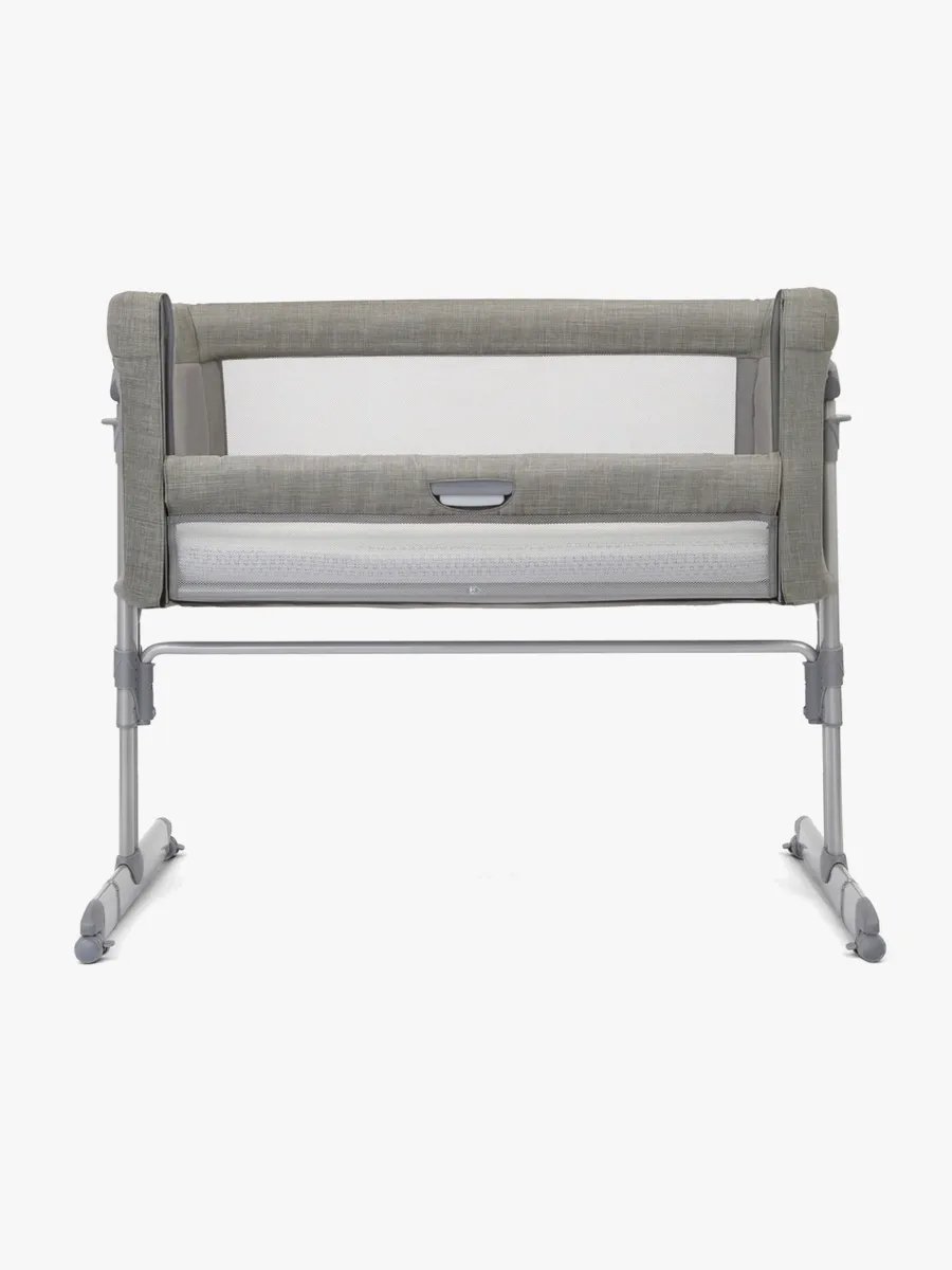 Joie Roomie Glide Bedside Crib och Resesäng, Foggy Gray