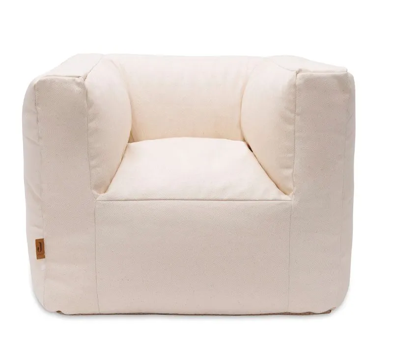 Jollein fåtölj saccosäck, twill