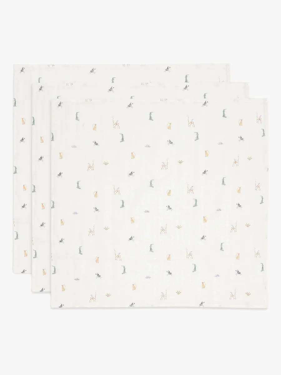 Jollein Muslinfilt 3-Pack, Jungle Jambo