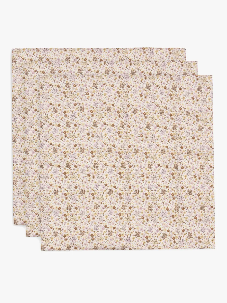 Jollein Muslinfilt 70x70 cm 3-Pack, Flower Fairies