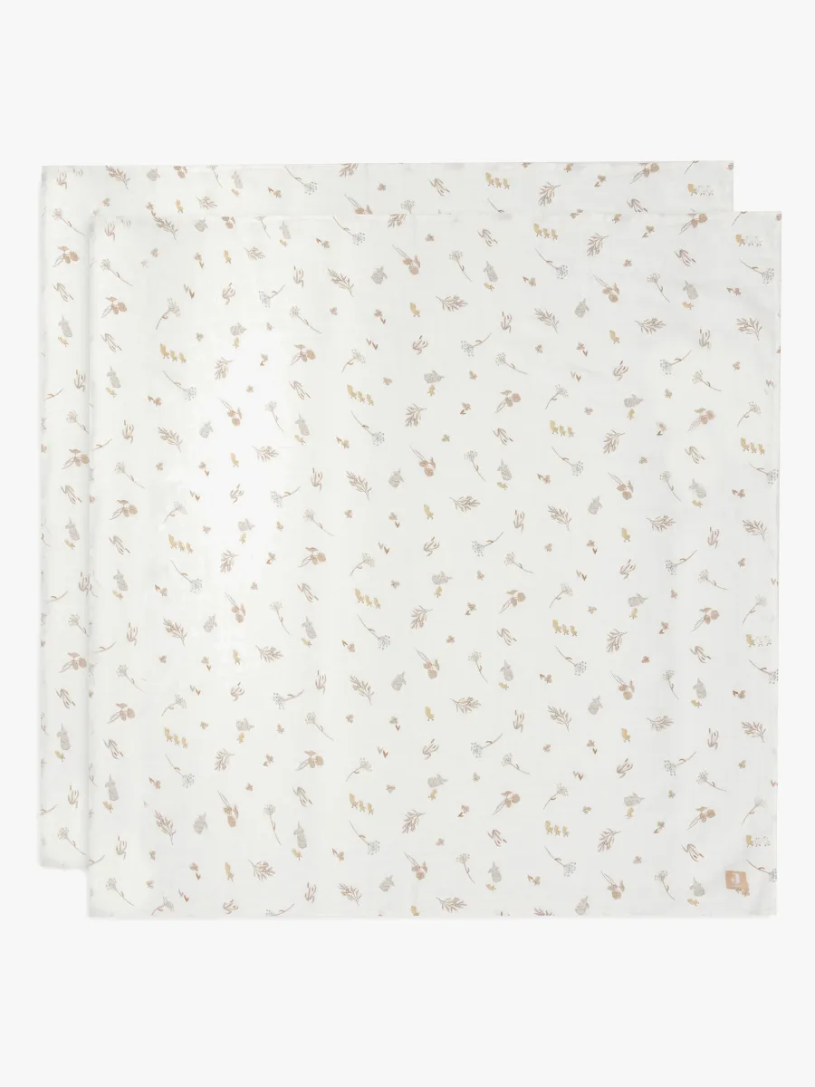 Jollein Muslinfiltar Riverside 2-Pack, Flerfärgad