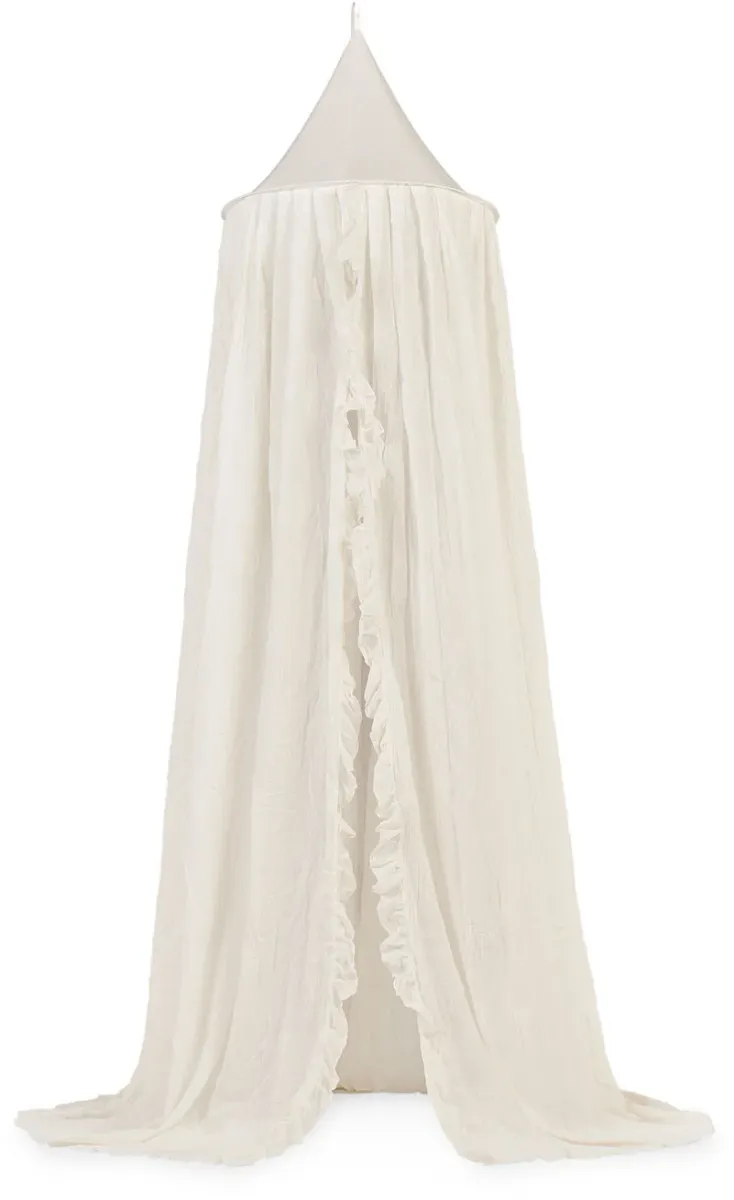 Jollein Sänghimmel Vintage Volang, Ruffle Ivory
