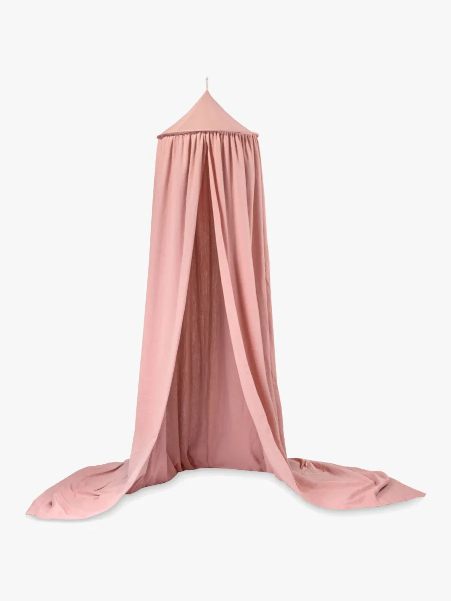 Julius Zöllner Sänghimmel Muslin, Dusty Rose