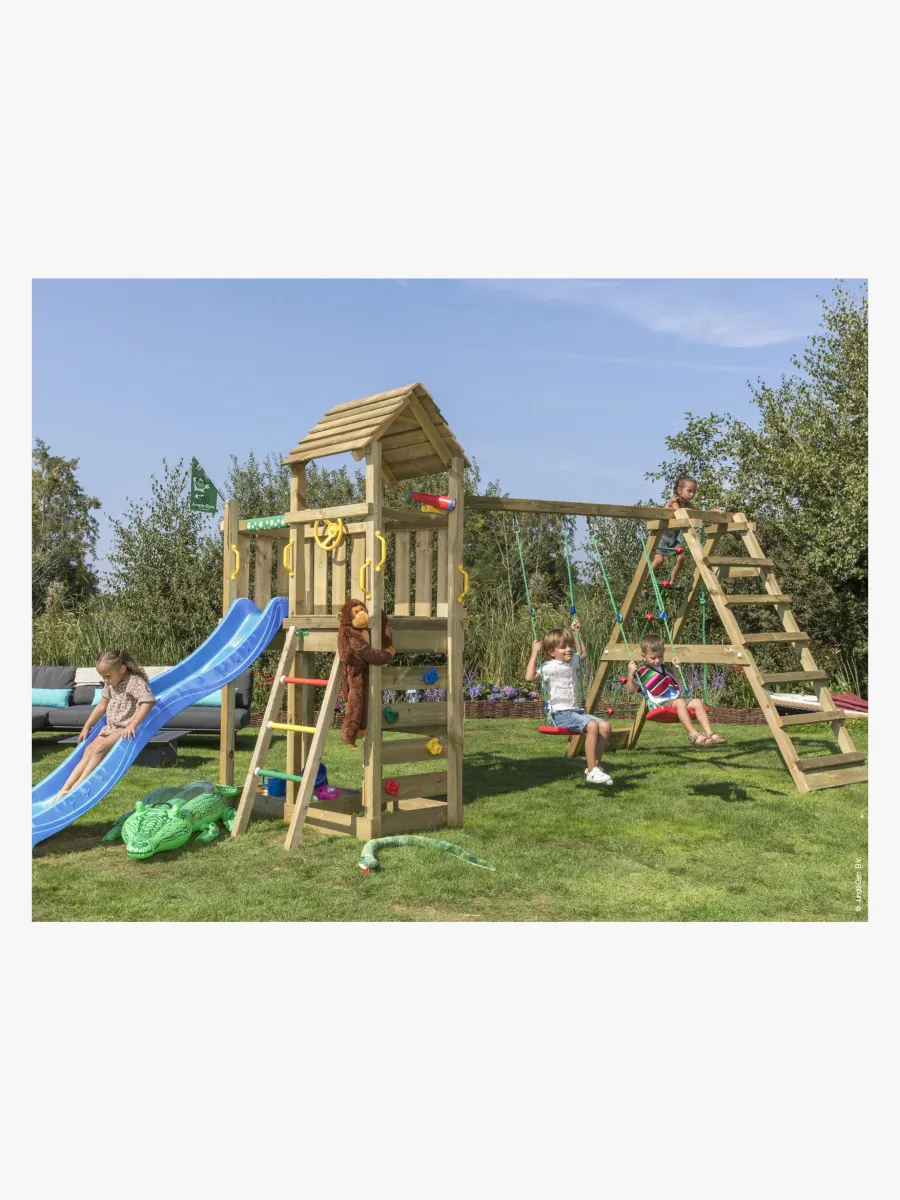 Jungle Gym Safari Lekställning Med Klätterställning