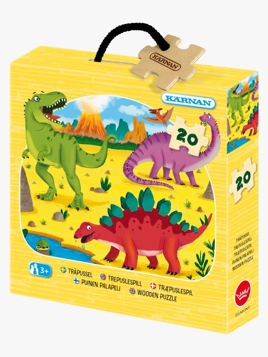Kärnan Askpussel Dinosaurier 20 Bitar