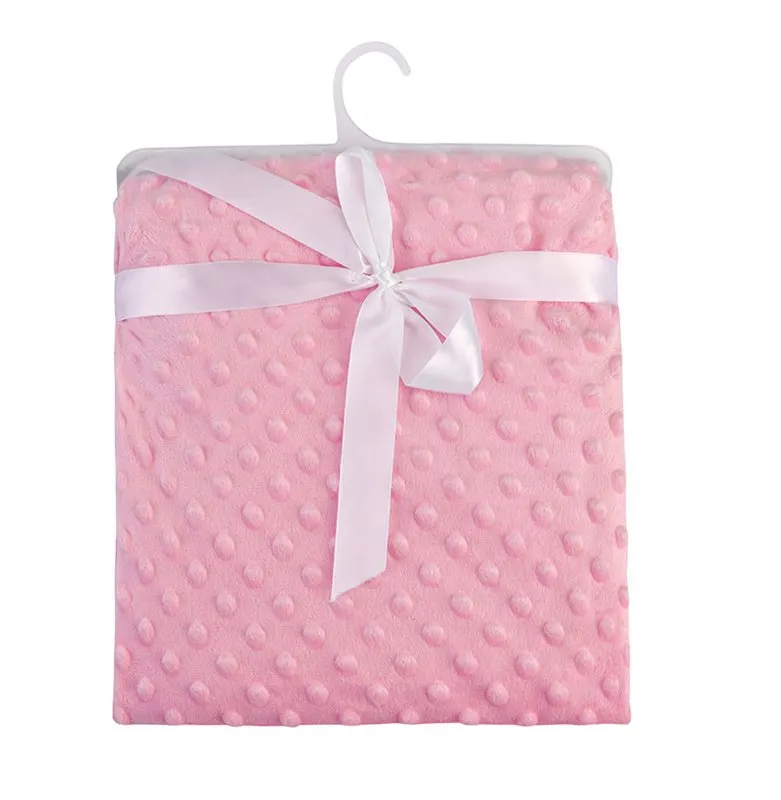 Kaxholmen fleecefilt minky, rosa