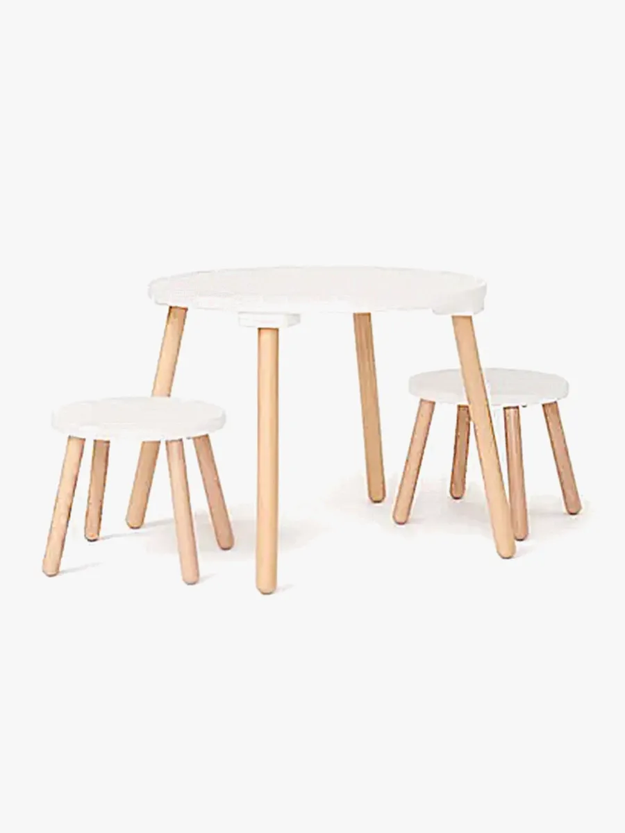 Kids Concept Bord och Stolar, Vit