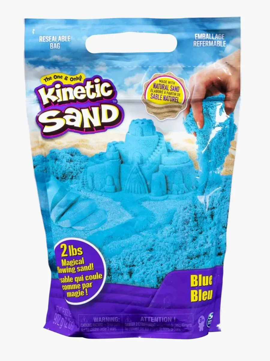 Kinetic Sand Påse 900 g, Blå