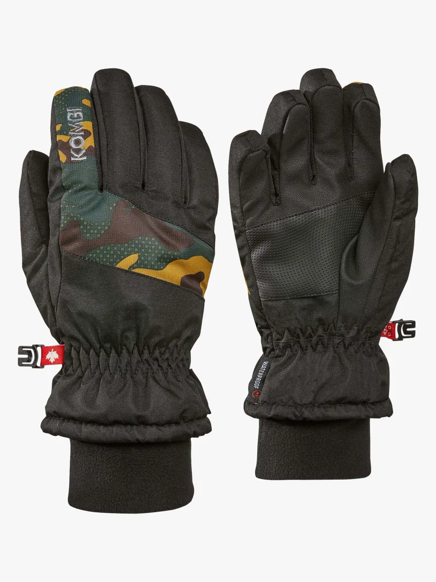 Kombi Takoda Handskar Jr, Black/Green Camo, M