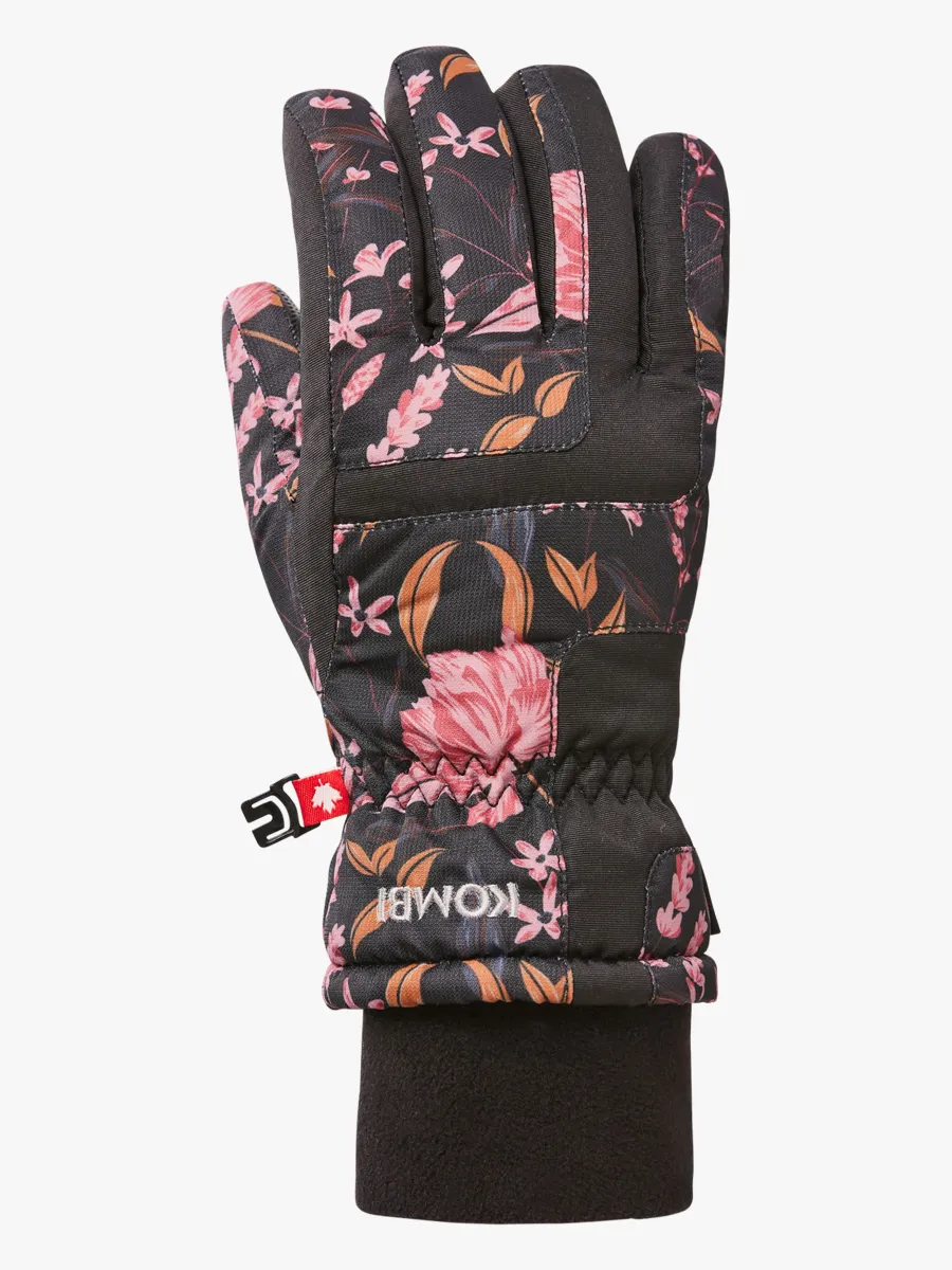 Kombi Tucker Jr Handskar, Dark Floral, M