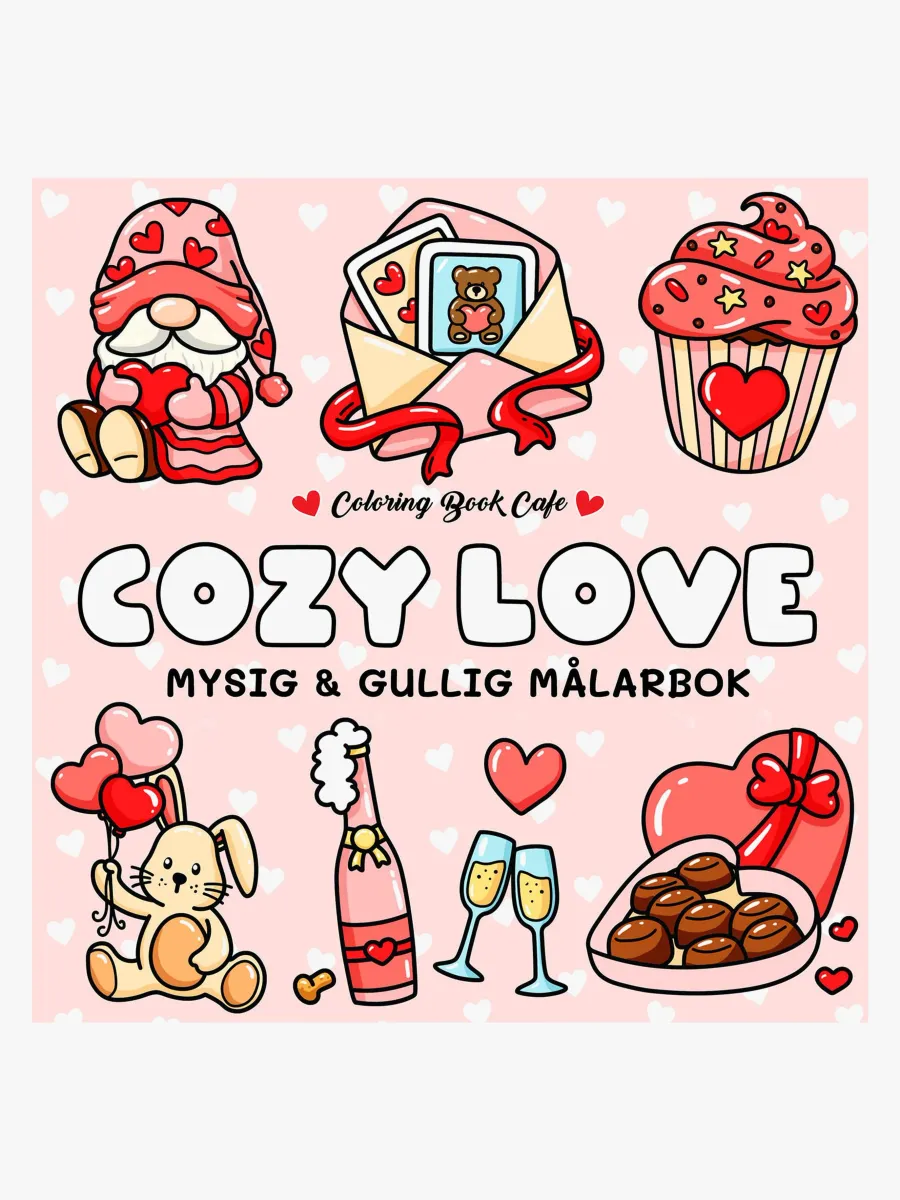 Legind A/S Cozy Love Målarbok