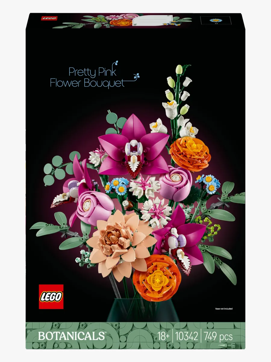 LEGO Botanicals 10342 Vacker rosa blombukett